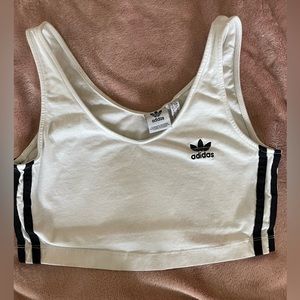 Adidas cropped tank top. Sized S.